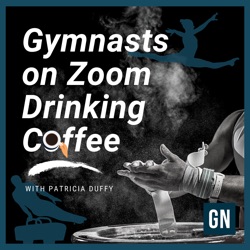 Gymnasts on Zoom Drinking Coffee