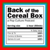 Back of the Cereal Box artwork