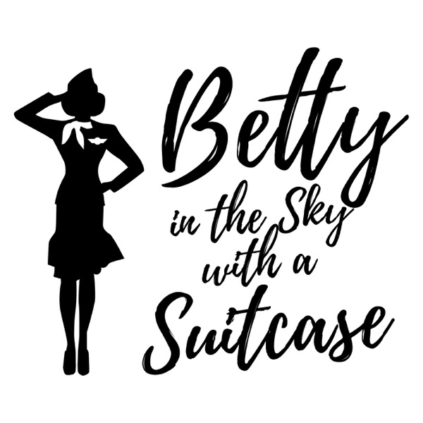 Betty in the Sky with a Suitcase! Artwork