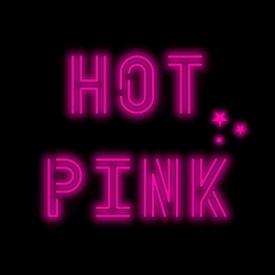 Hot Pink schaut 