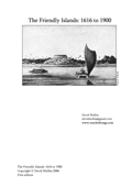 The Friendly Islands: 1616 to 1900 - David Mulliss