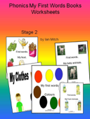 Phonics My First Words Books Worksheets - Ian Mitch