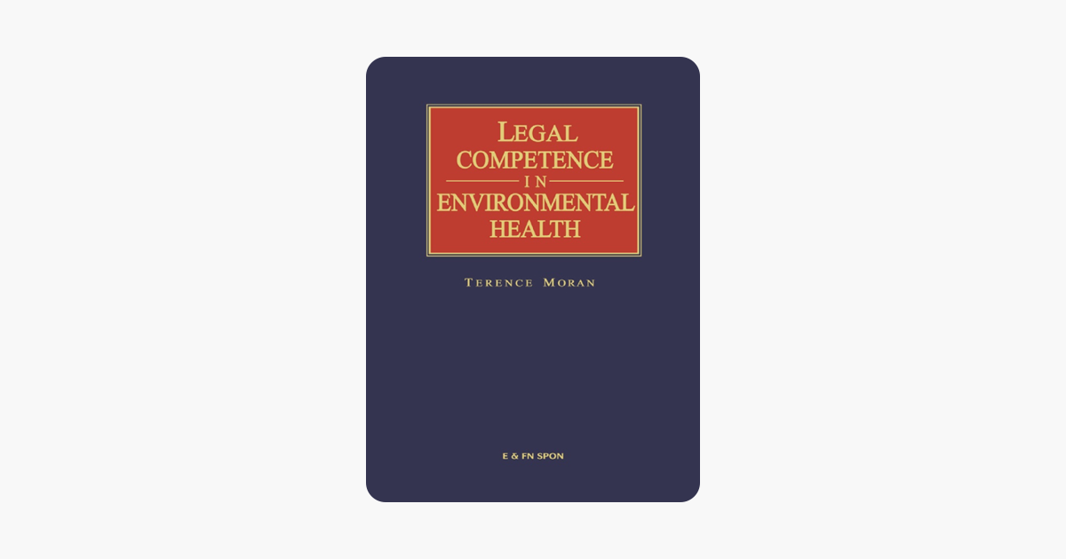 Legal Competence in Environmental Health