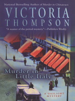 Victoria Thompson - Murder in Little Italy artwork
