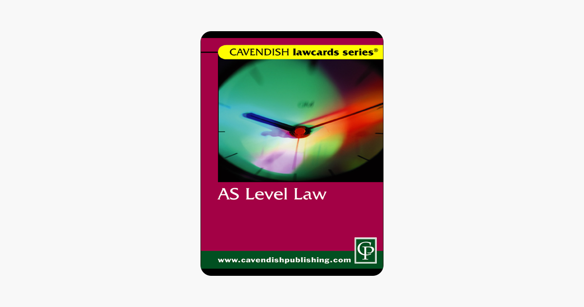 Cavendish As Level Lawcard - 