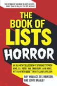 The Book of Lists: Horror - Amy Wallace, Del Howison & Scott Bradley
