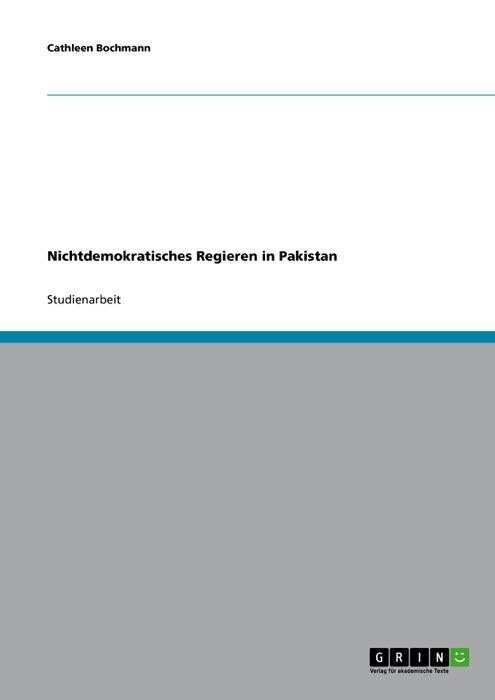 Nichtdemokratisches Regieren in Pakistan