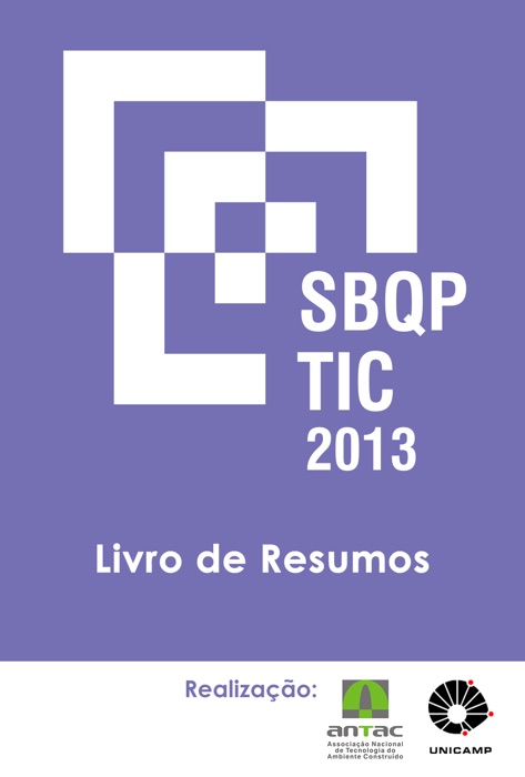 Livro de resumos do SBQP & TIC 2013