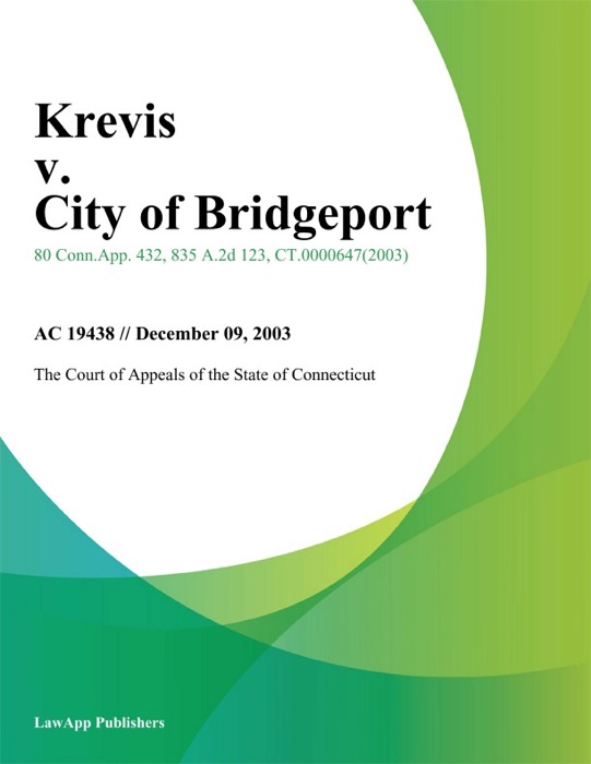 Krevis v. City of Bridgeport