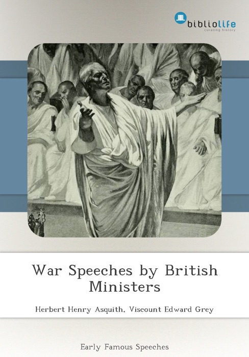 War Speeches by British Ministers