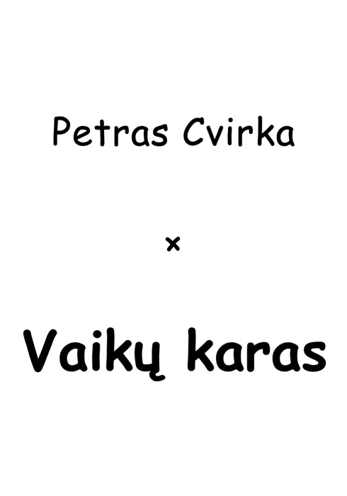 Vaikų karas