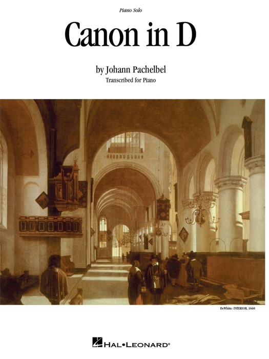 Canon in D - Piano or Organ Solo (Sheet Music)