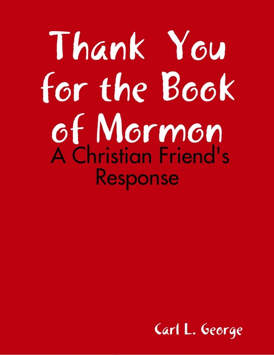 Thank  You for the Book of Mormon
