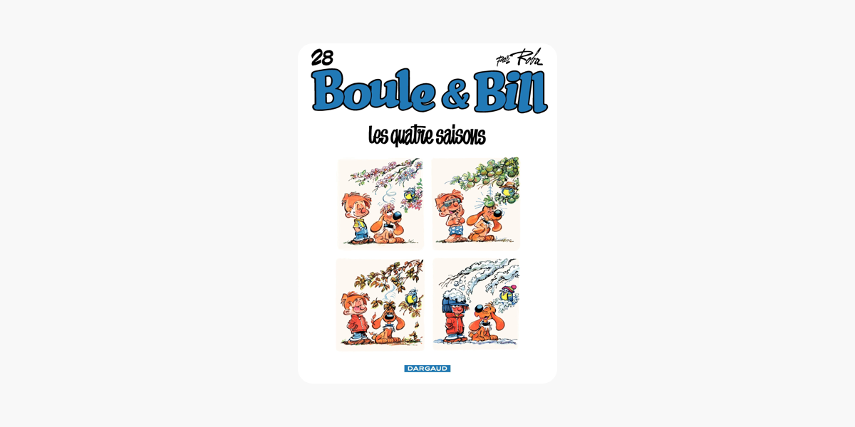 Boule Et Bill Tome 28 Les Quatre Saisons - 