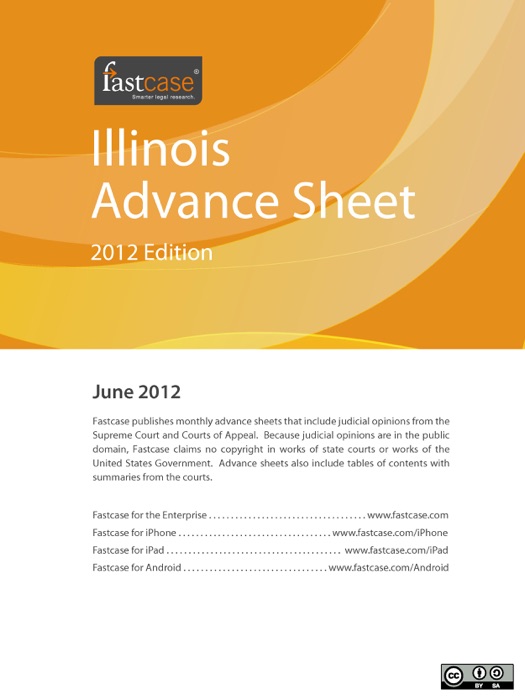 Illinois Advance Sheet June 2012