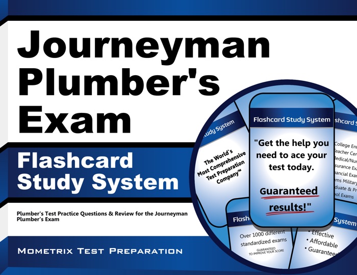 Journeyman Plumber's Exam Flashcard Study System: