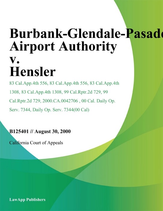 Burbank-Glendale-Pasadena Airport Authority v. Hensler