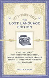 Let's Bring Back: The Lost Language Edition