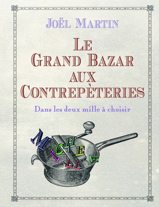 Le Grand Bazar aux contrepètries