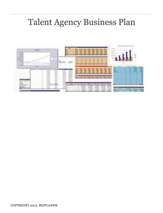 Talent Agency Business Plan