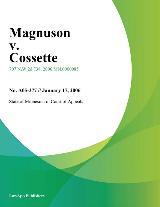 Magnuson v. Cossette