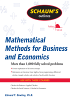 Edward T. Dowling - Schaum's Outline of Mathematical Methods for Business and Economics artwork