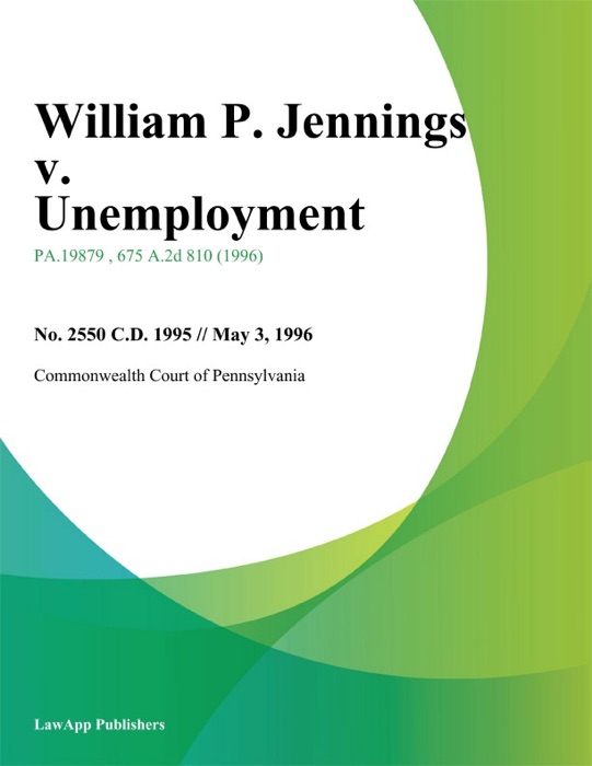 William P. Jennings v. Unemployment