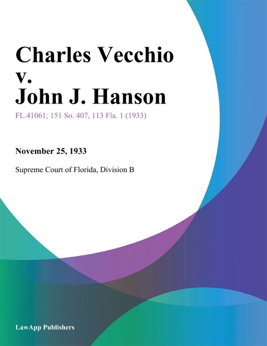 Charles Vecchio v. John J. Hanson