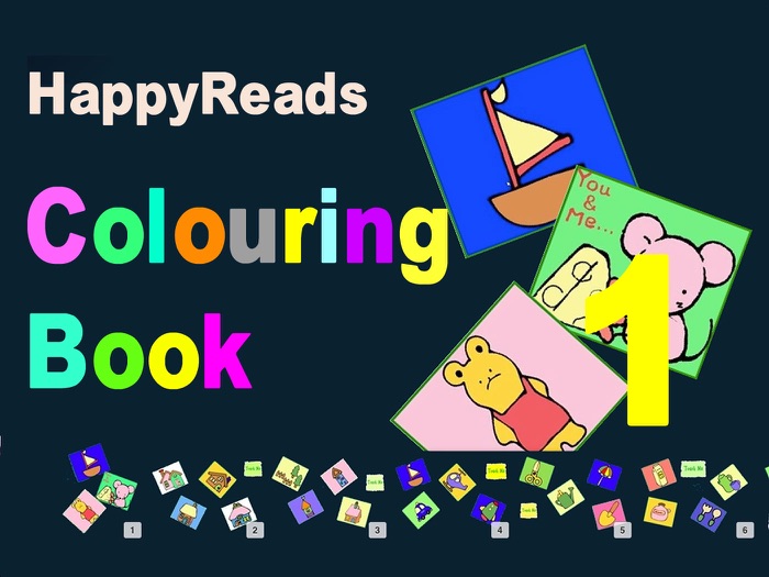HappyReads Colouring Book 1