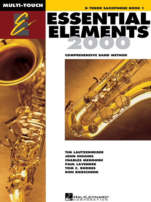 Essential Elements 2000 - Book 1 for B-flat Tenor Saxophone (Textbook)