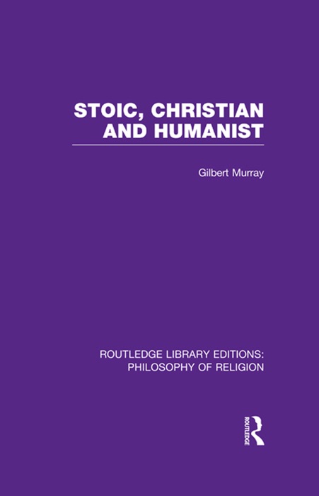 Stoic, Christian and Humanist