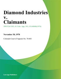 Diamond Industries v. Claimants