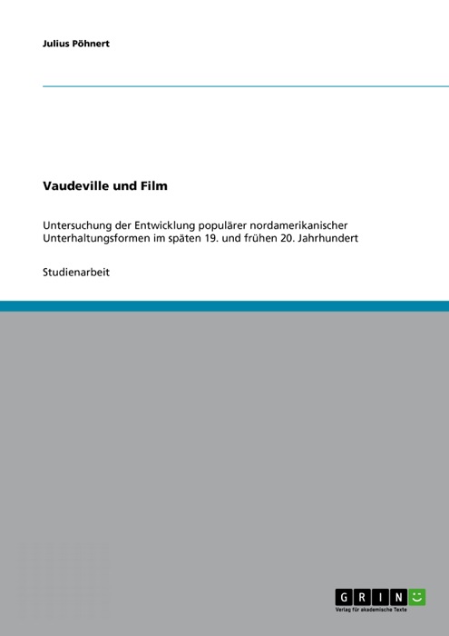 Vaudeville und Film