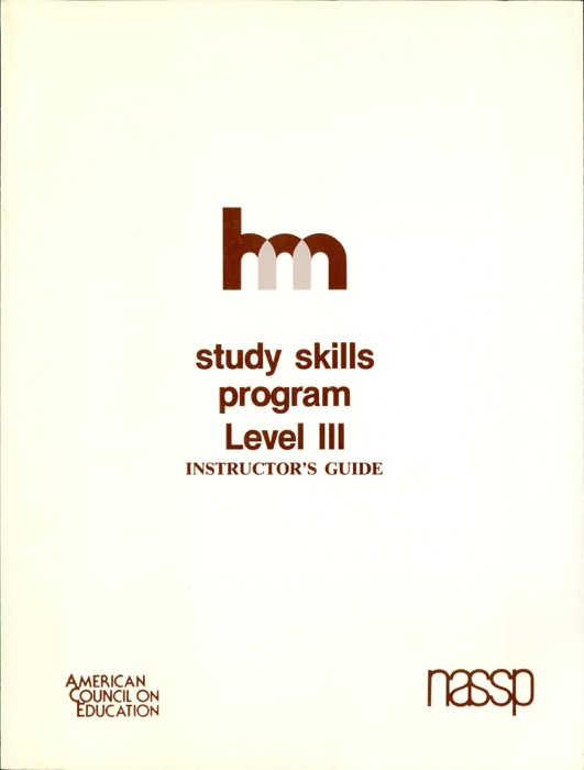 Study Skills Program Level III