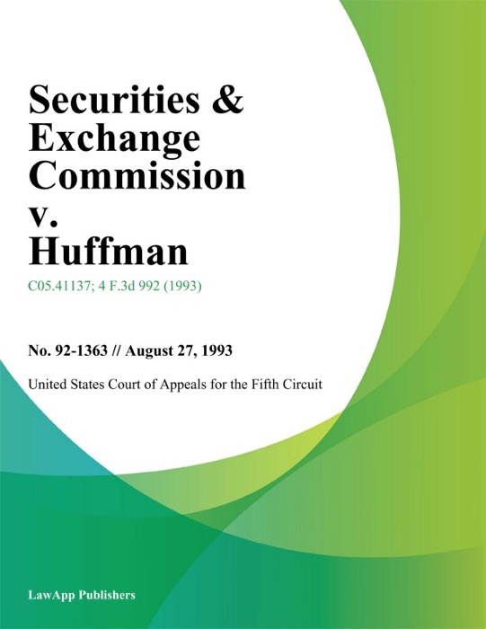 Securities & Exchange Commission v. Huffman
