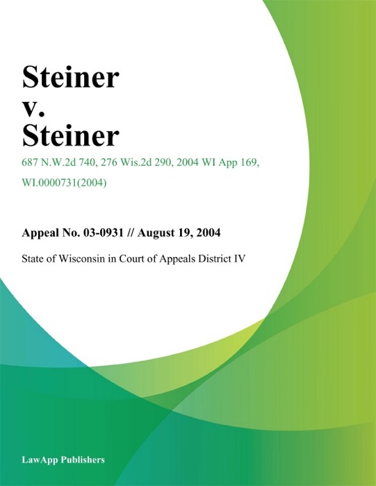 Steiner V. Steiner