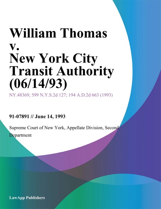 William Thomas v. New York City Transit Authority