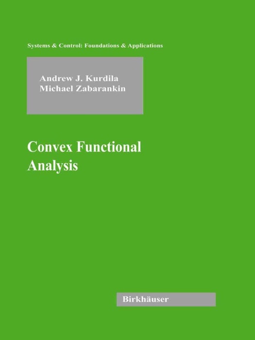 Convex Functional Analysis