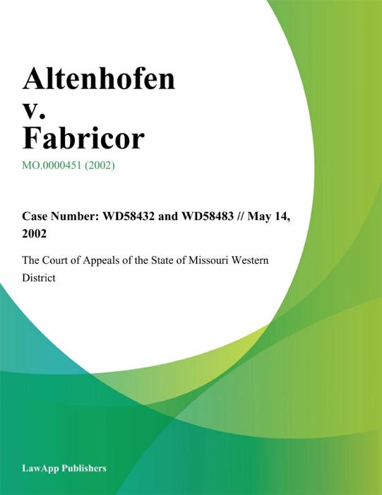 Altenhofen v. Fabricor