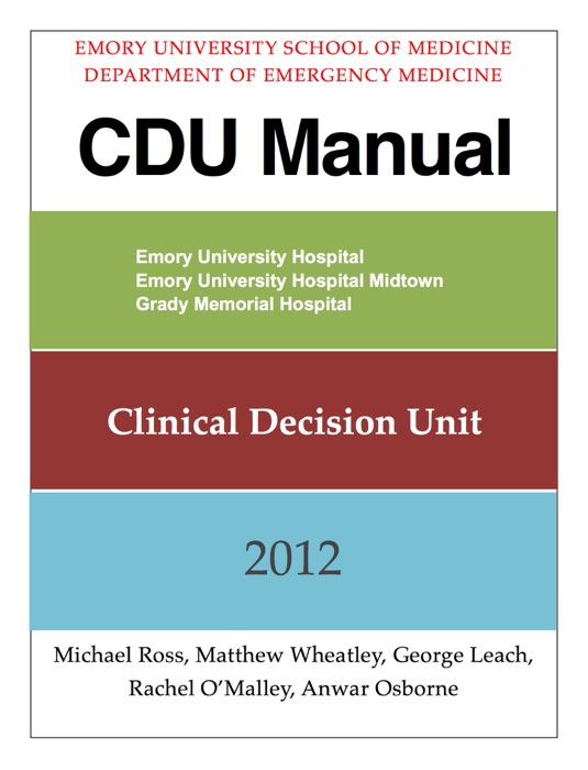 Clinical Decision Unit Manual