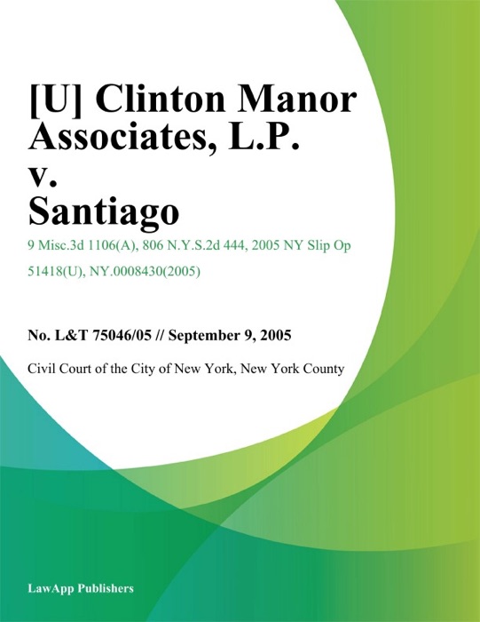 Clinton Manor Associates