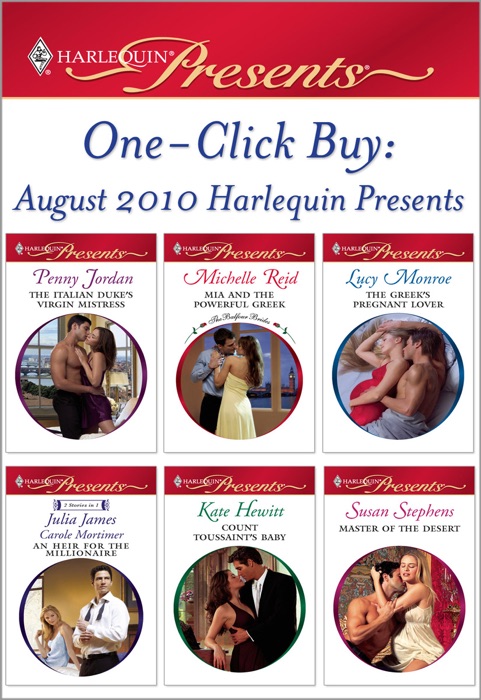 One-Click Buy: August 2010 Harlequin Presents