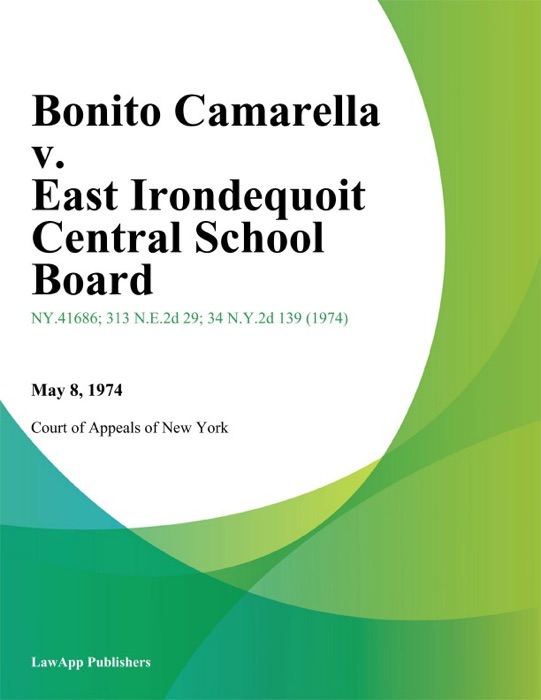 Bonito Camarella v. East Irondequoit Central School Board