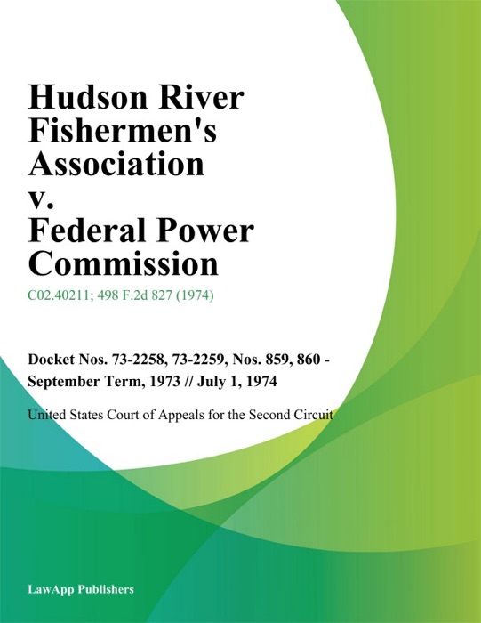 Hudson River Fishermen's Association v. Federal Power Commission