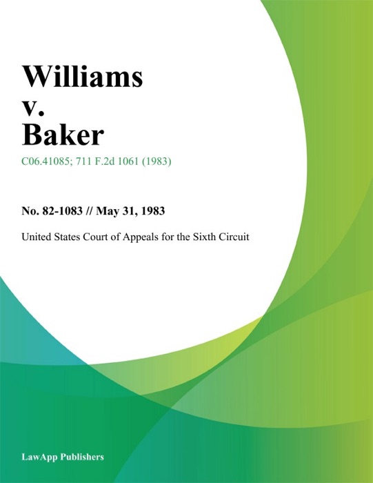 Williams V. Baker