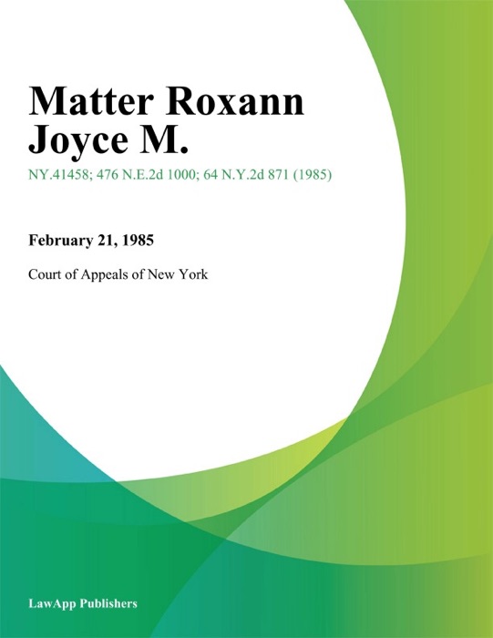 Matter Roxann Joyce M.