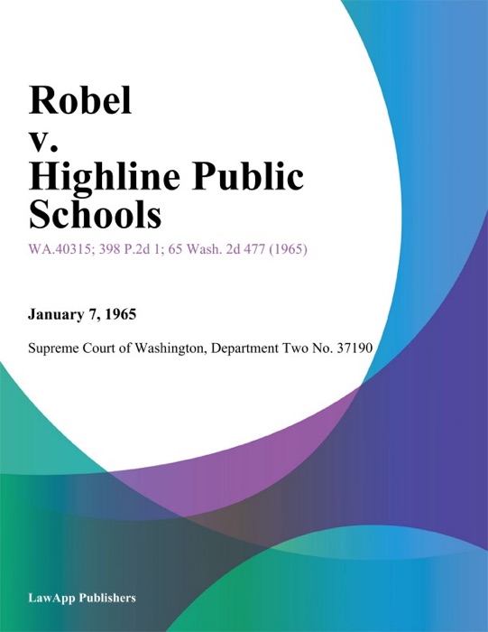 Robel V. Highline Public Schools