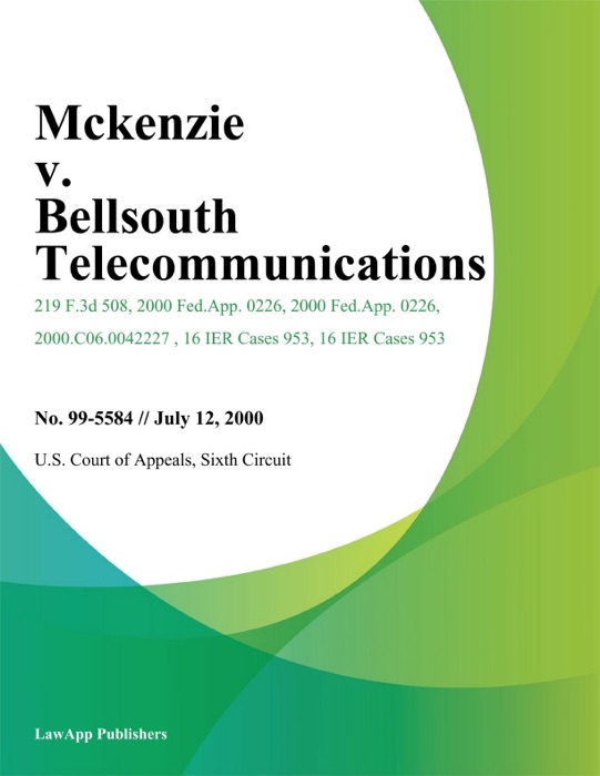 Mckenzie V. Bellsouth Telecommunications