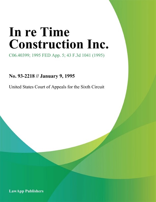 In re Time Construction Inc.