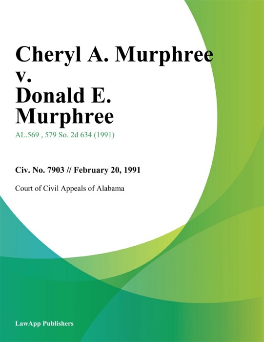 Cheryl A. Murphree v. Donald E. Murphree